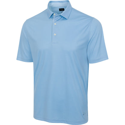 Greg Norman Men's ML75 Microlux Chevron Golf Polo