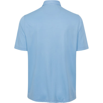Greg Norman Men's ML75 Microlux Chevron Golf Polo