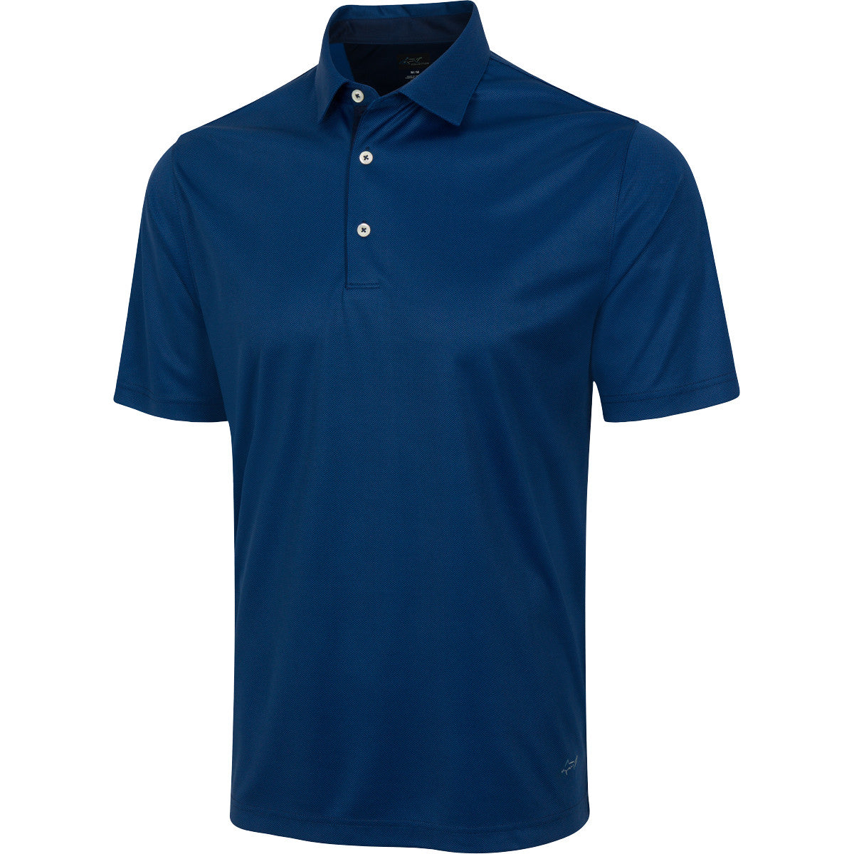 Greg Norman Men's ML75 Microlux Chevron Golf Polo