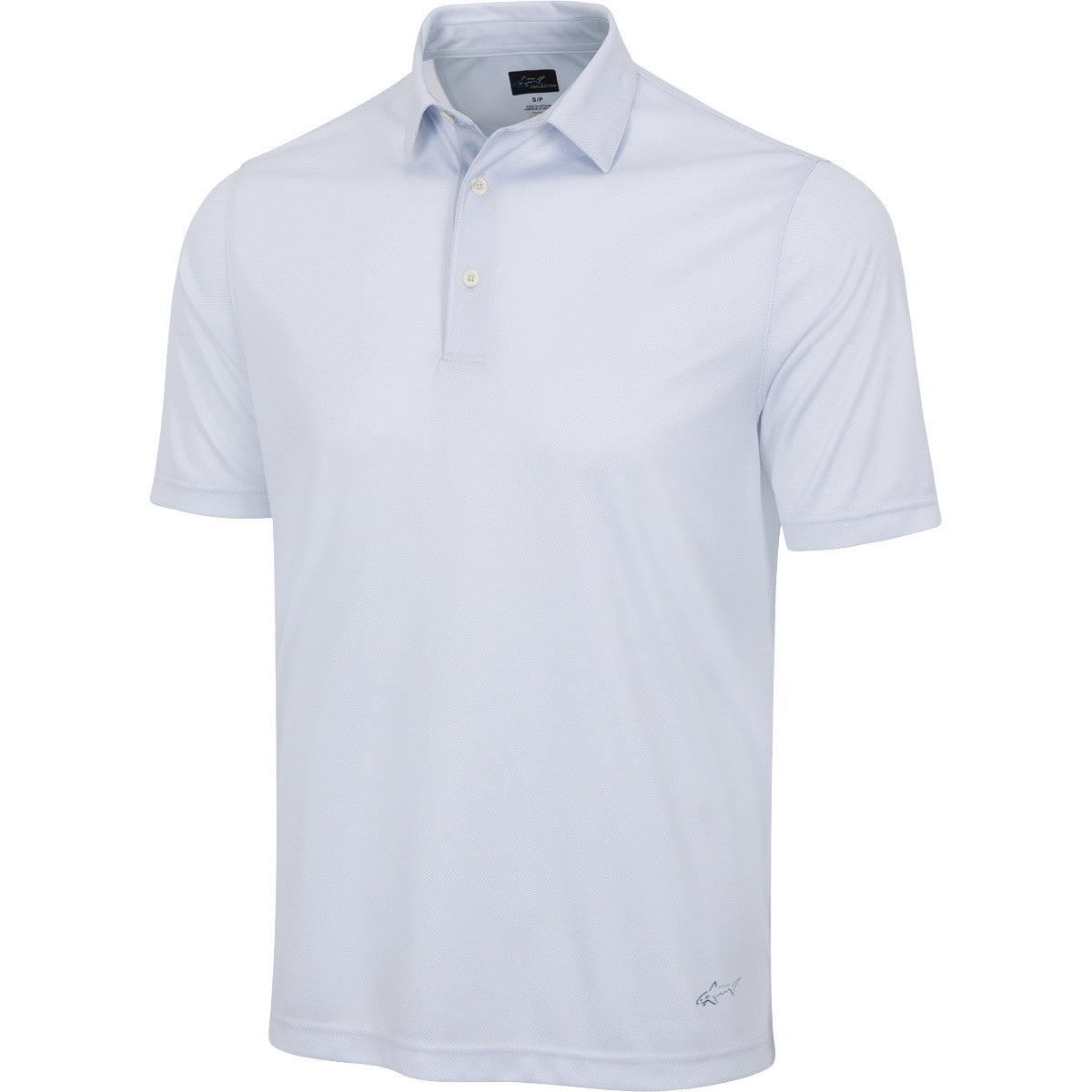 Greg Norman Men's ML75 Microlux Chevron Golf Polo