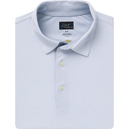 Greg Norman Men's ML75 Microlux Chevron Golf Polo