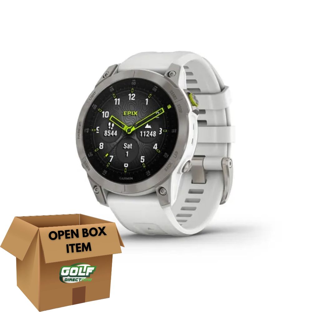 Garmin Epix (Gen 2) GPS Watch Sapphire White Titanium (Open Box)