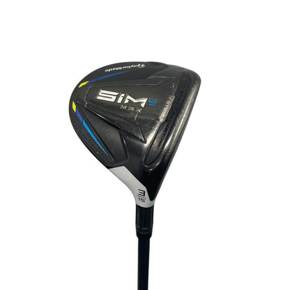 TaylorMade Sim2 Max 3 Fairway Wood Ventus Blue Shaft Stiff Flex Right Hand - Good