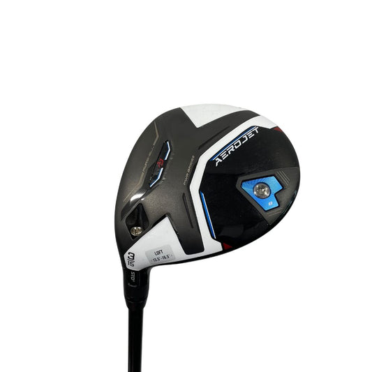 Cobra Aerojet 3 Fairway Wood 15 Loft Kaili Blue 60 Shaft Stiff Flex Left Hand - Very Good