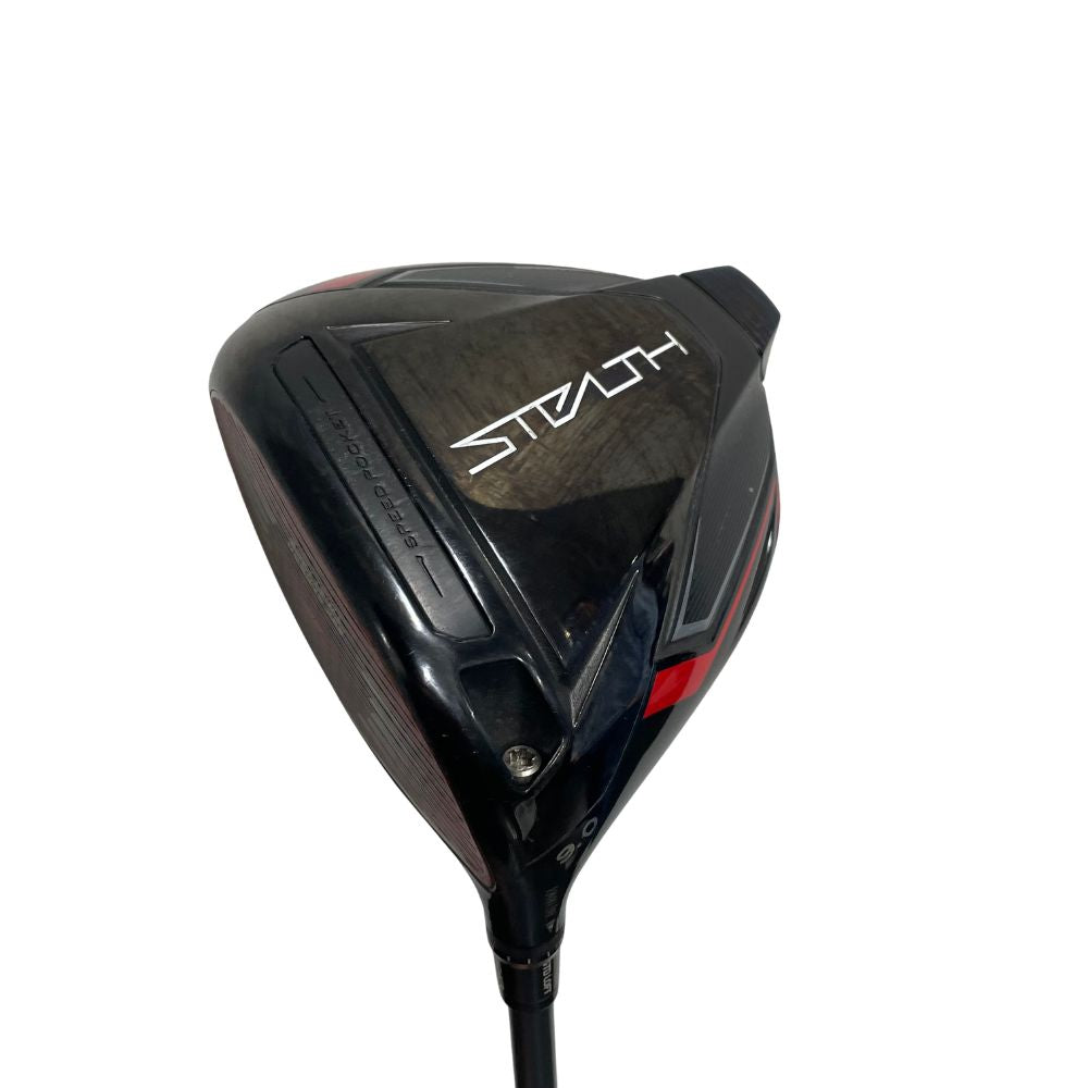 TaylorMade Stealth Driver 9 Loft Hzrdus Smoke 70 Shaft Stiff Flex Left Hand - Very Good