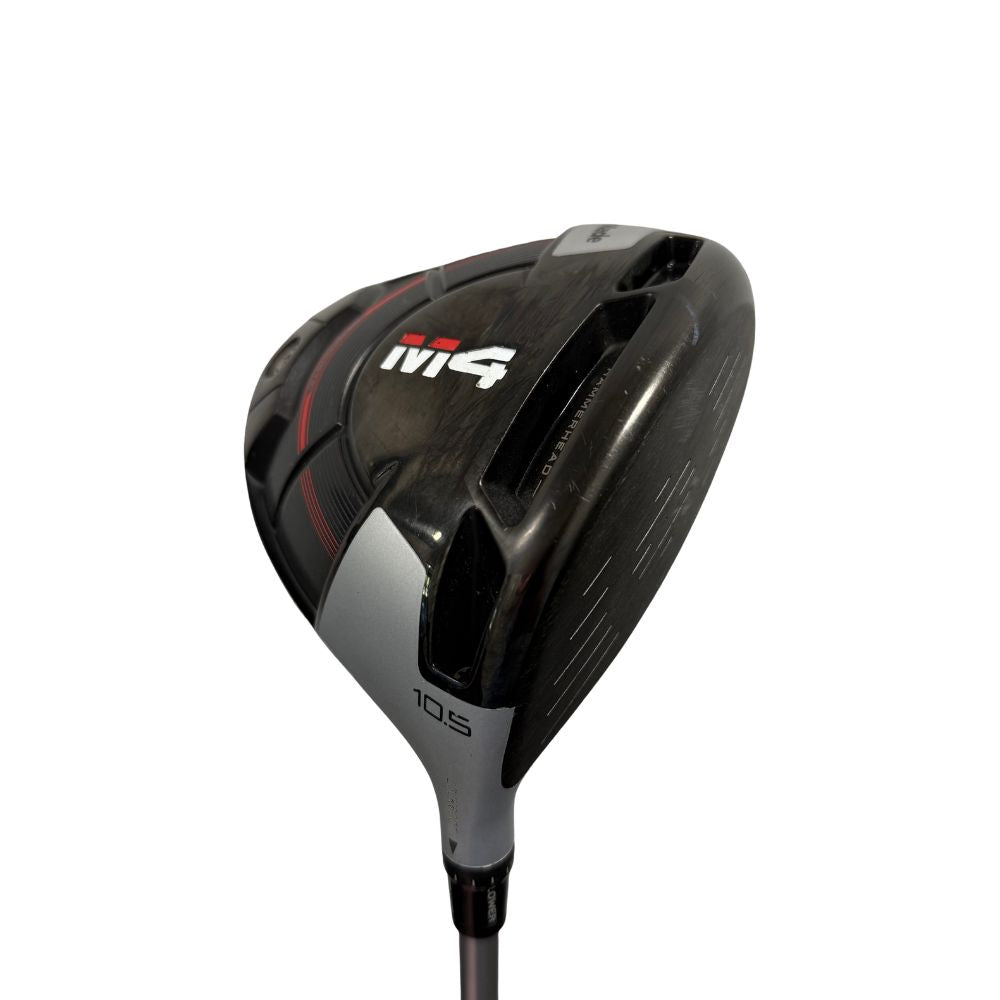 TaylorMade M4 Driver 10.5 Loft Aldila Ascent Red Shaft Stiff Flex Right Hand - Good