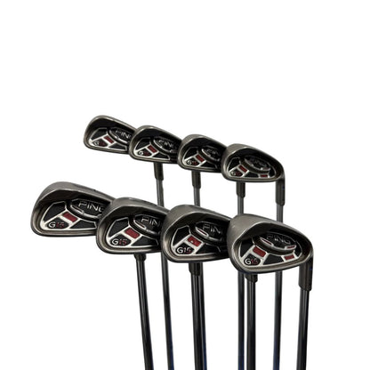 Ping G15 Iron Set Blue Dot 3-PW Ping AWT Steel Shaft Stiff Flex Right Hand - Very Good