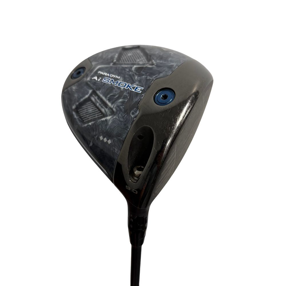 Callaway Paradym AI Smoke Triple Diamond Driver 9 Tensei Blue 55 Shaft Stiff Flex Right Hand - Very Good