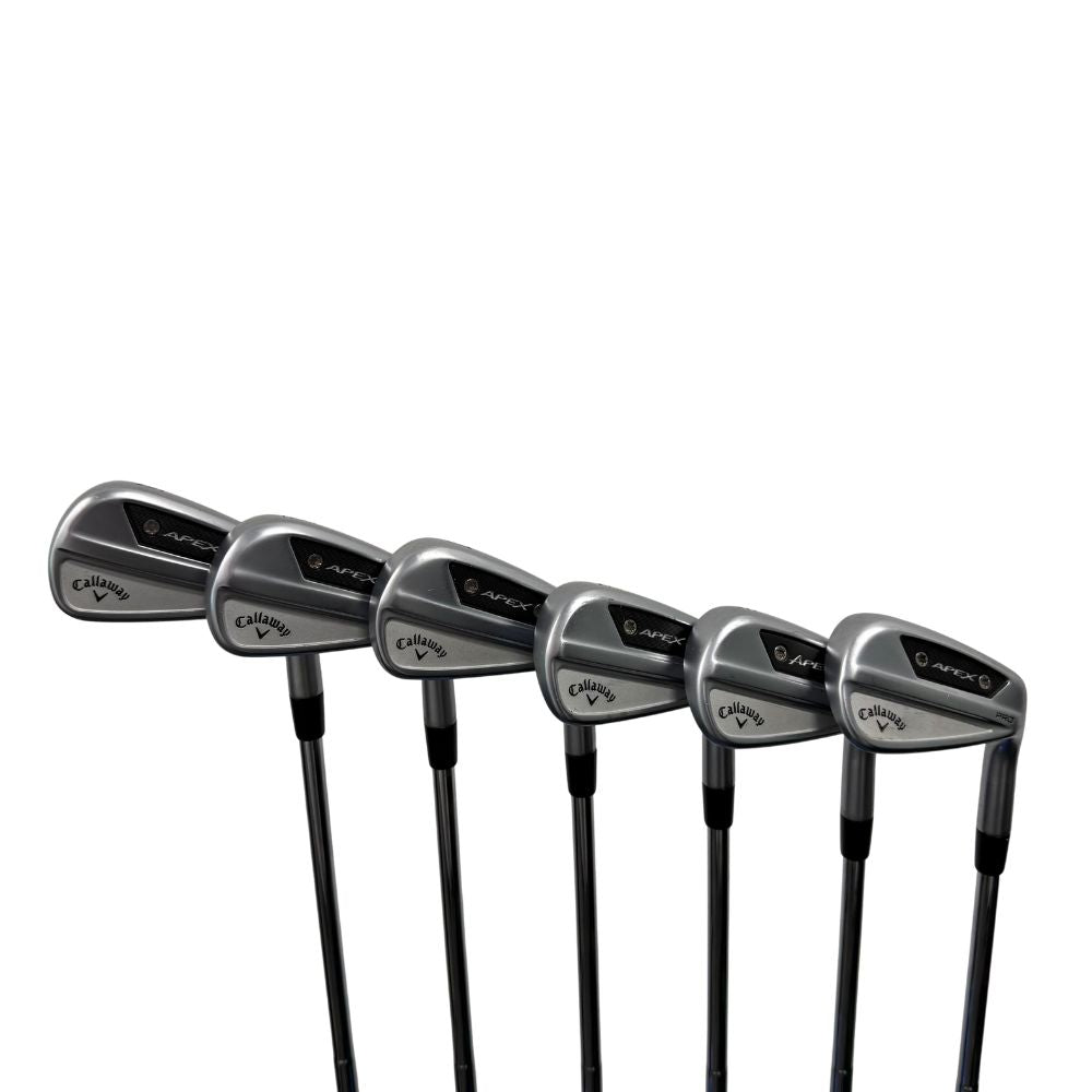Callaway Apex Pro 24 Iron Set 5-PW Dynamic Gold Mid 115 Stiff Flex Right Hand - Very Good