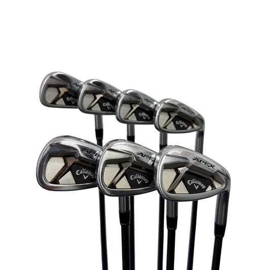 Callaway Apex 21 Iron Set 5-PW, AW UST Recoil Dart 75 Regular Flex Right Hand - Good