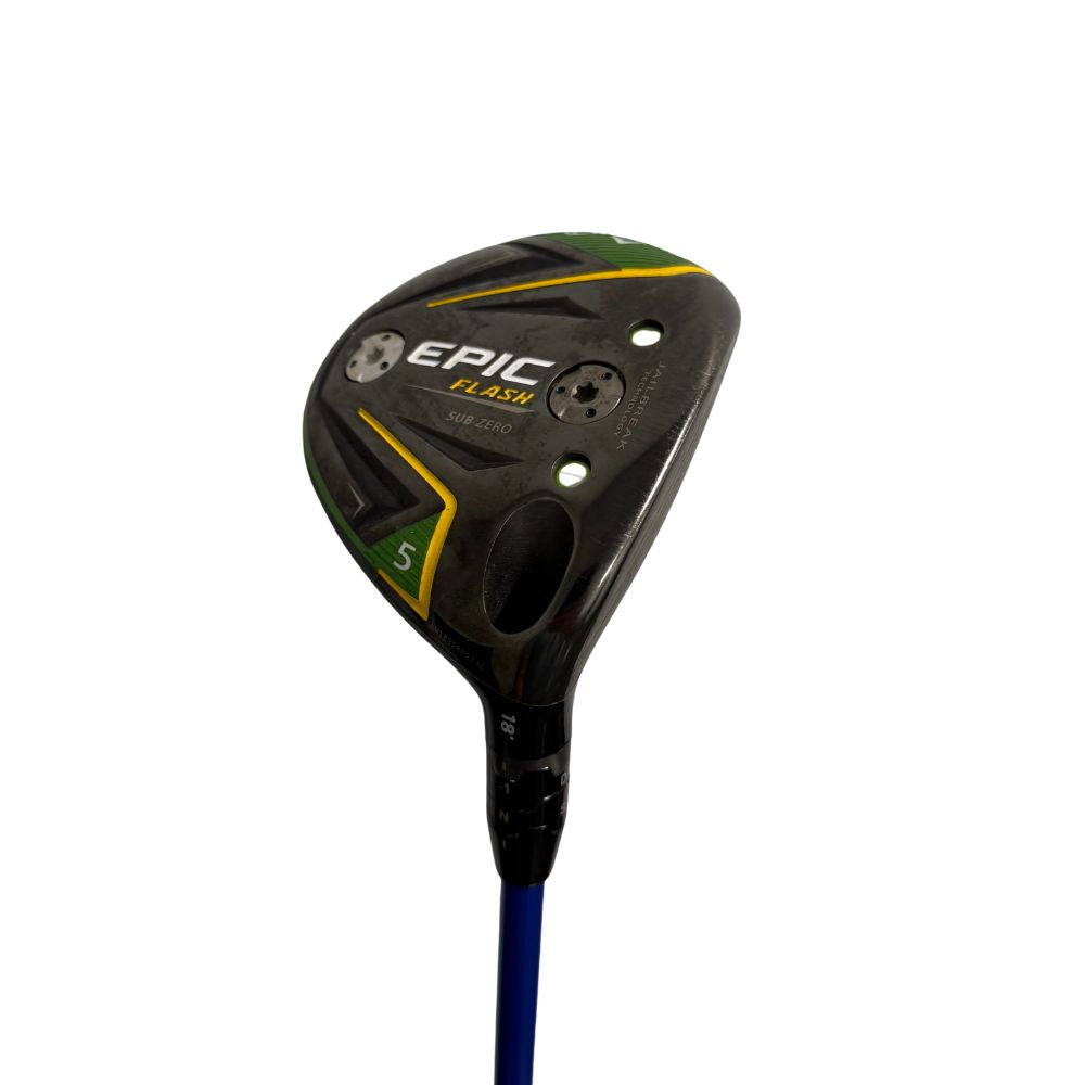 Callaway Epic Flash Sub Zero 5 Fairway 18 Loft GD Tour AD-BB7 X-Stiff Flex - Very Good