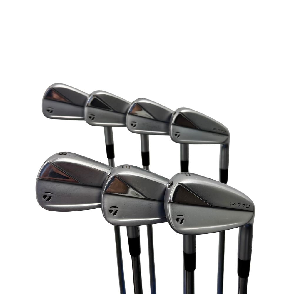 TaylorMade P770 Iron Set 4-PW KBS Tour Shaft Stiff Flex Right Hand - Shop Worn