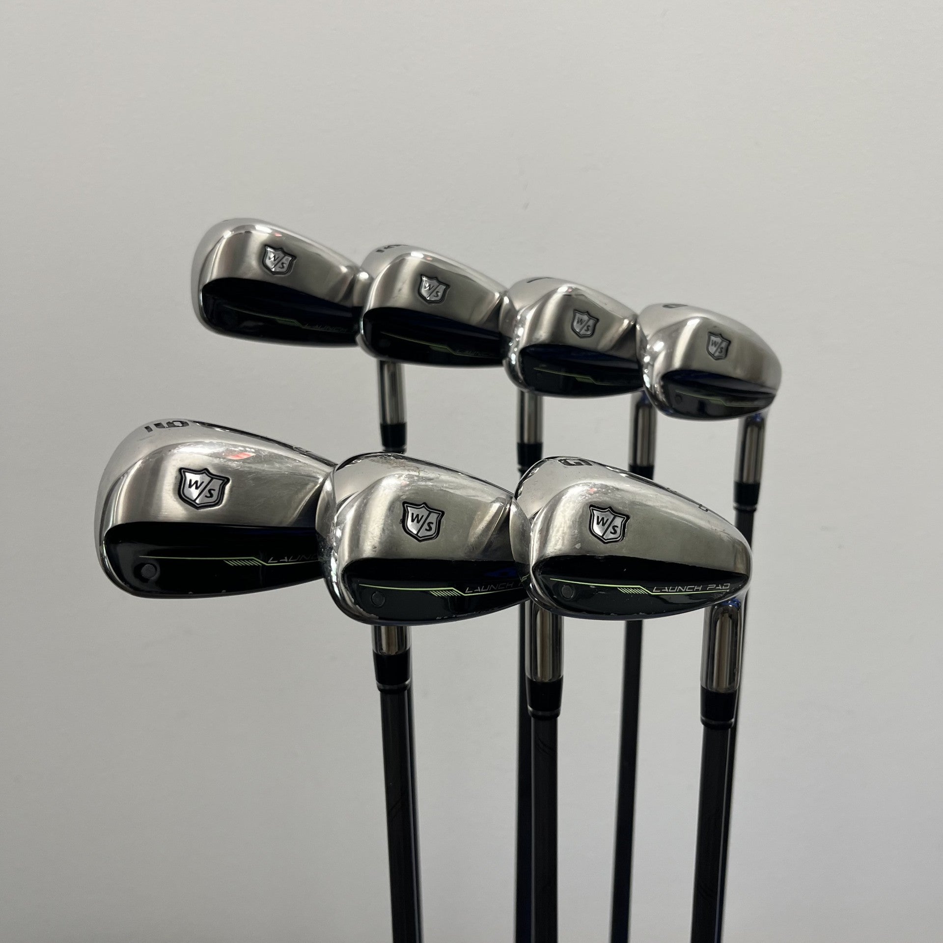 Wilson Launch Pad Iron Set 5-PW, GW Evenflow 55 Senior Right Hand - EXCELLENT