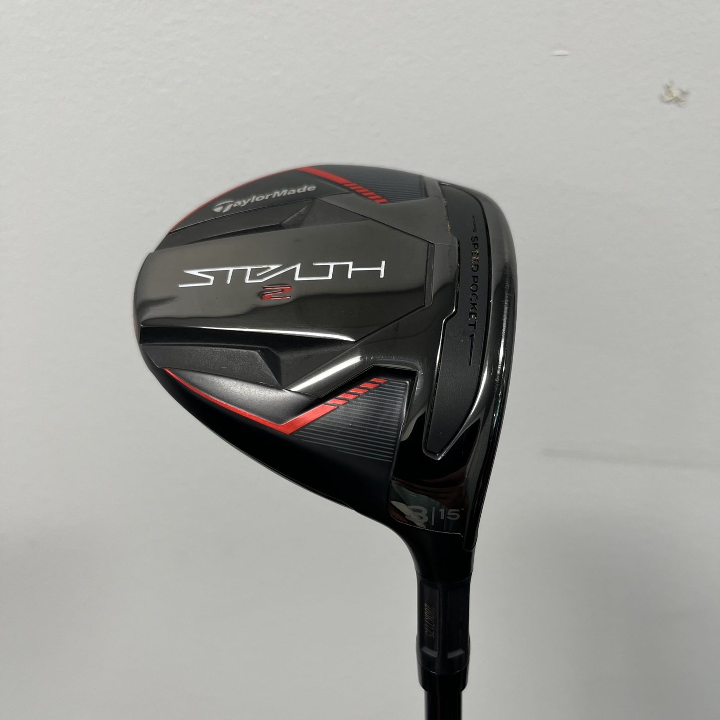 TaylorMade Stealth 2 3 Wood 15* Fujikura Ventus TR Red Senior Right Hand - MINT