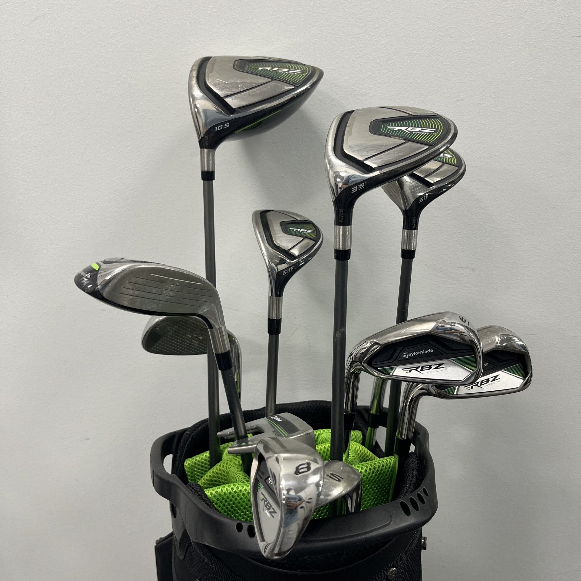 TaylorMade RBZ Speedlite 13 Piece Complete Set Graphite Regular LH - VERY GOOD