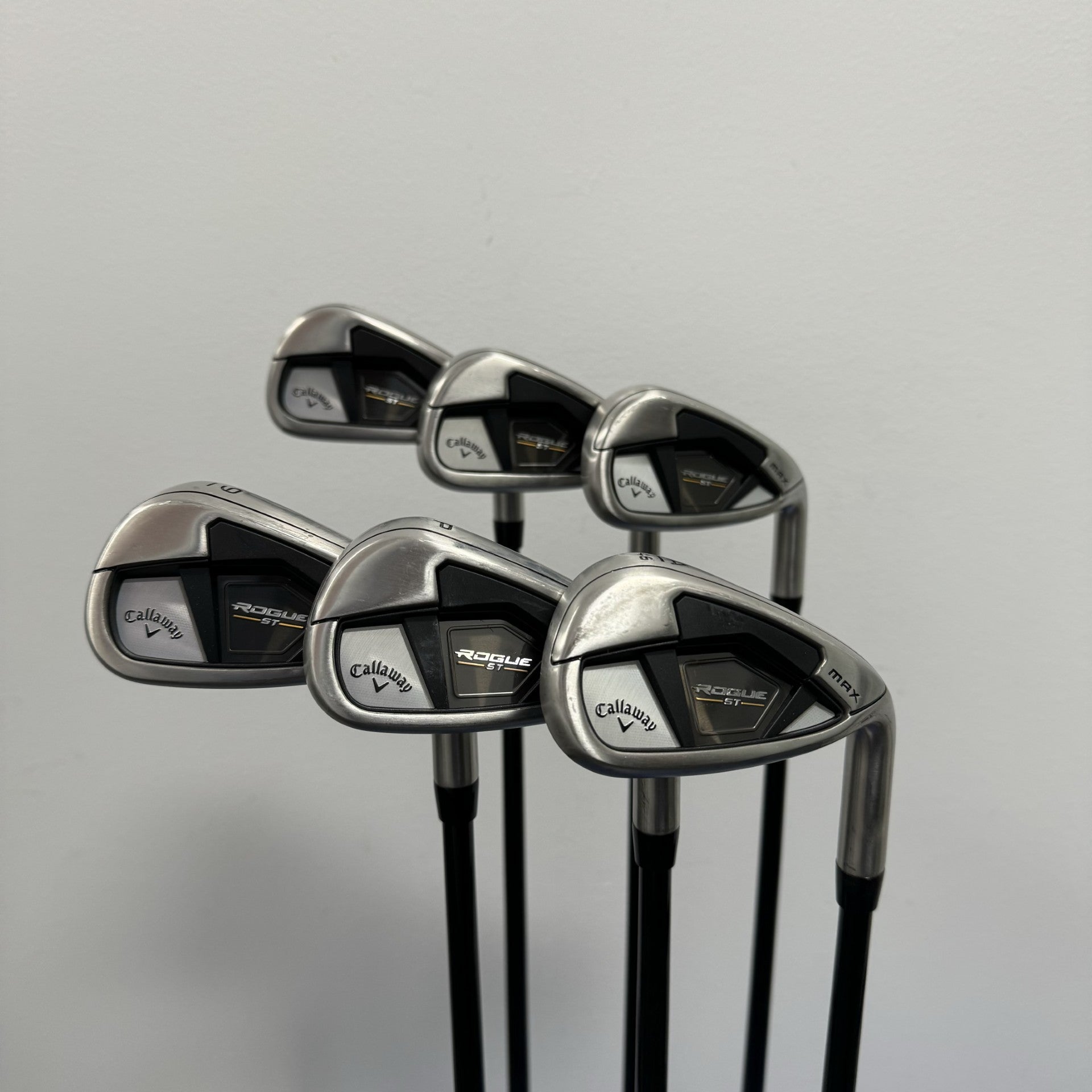 Callaway Rogue ST Max Iron Set 6-PW, AW Graphite Senior Right Hand - VERY GOOD