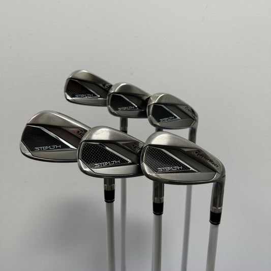 TaylorMade Stealth Iron Set 6-PW, AW Graphite Ladies Right Hand - VERY GOOD