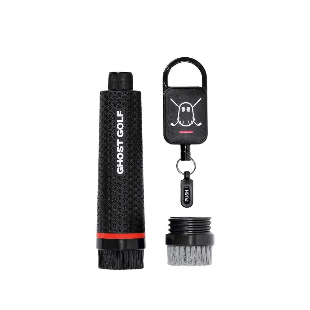 Ghost Golf Magnetic Golf Club & Shoe Brush - Black