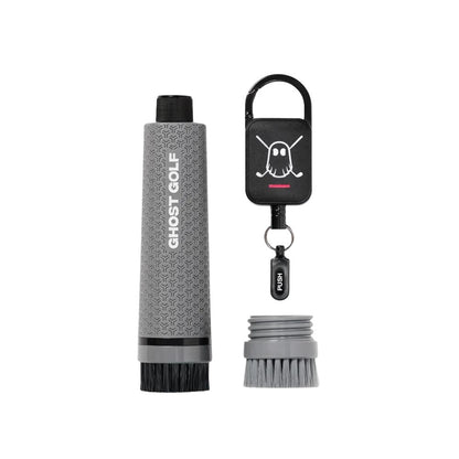 Ghost Golf Magnetic Golf Club & Shoe Brush - Grey
