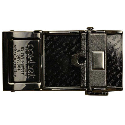 Nexbelt Shield Gunmetal Beveled Buckle