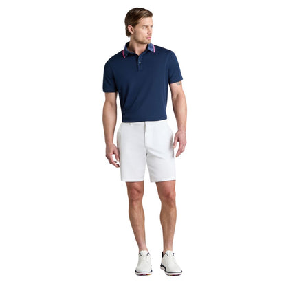 G/Fore Men's Camo Collar Performance Pique Golf Polo Shirt