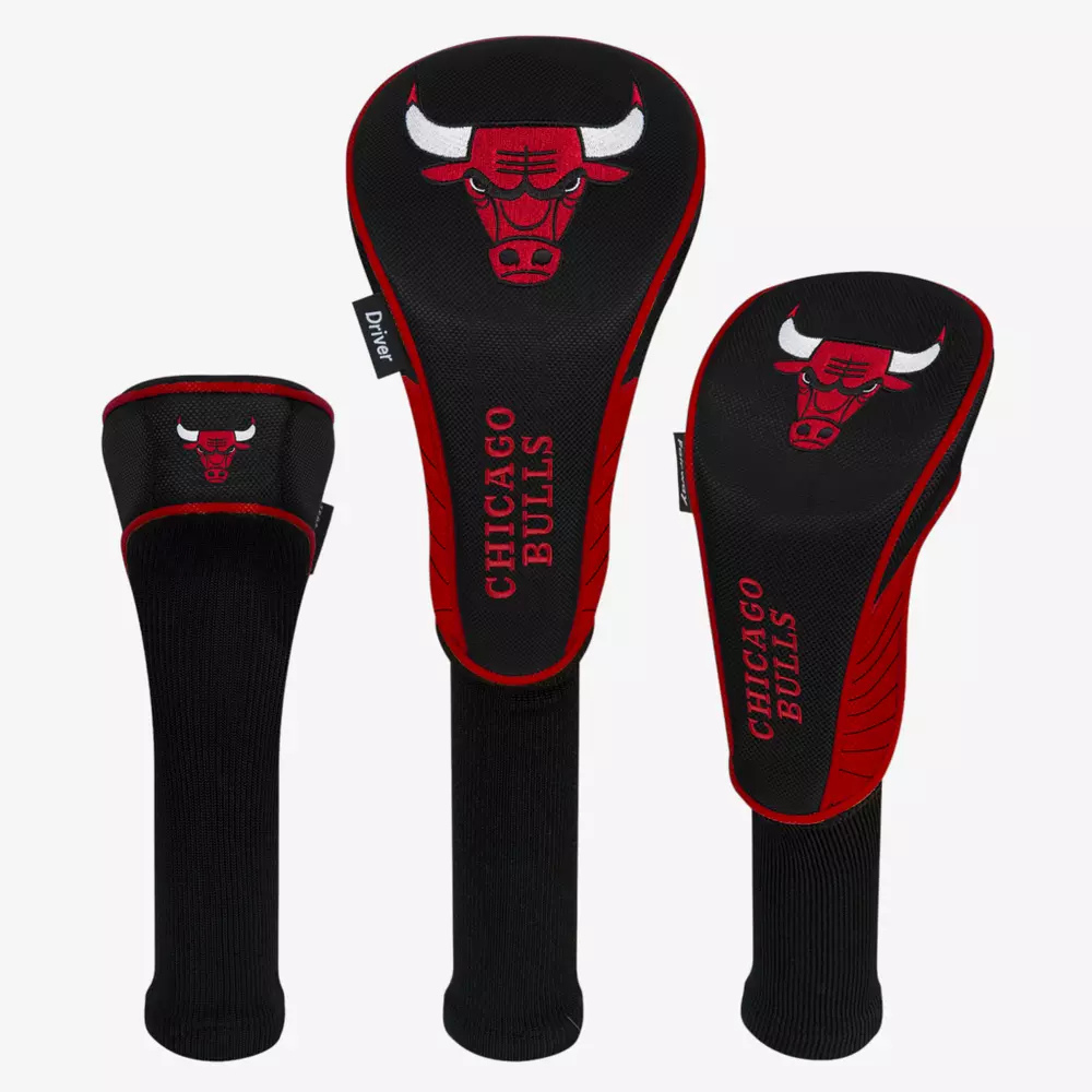 Chicago Bulls 3-Headcover Set (Driver, Fairway, Hybrid)