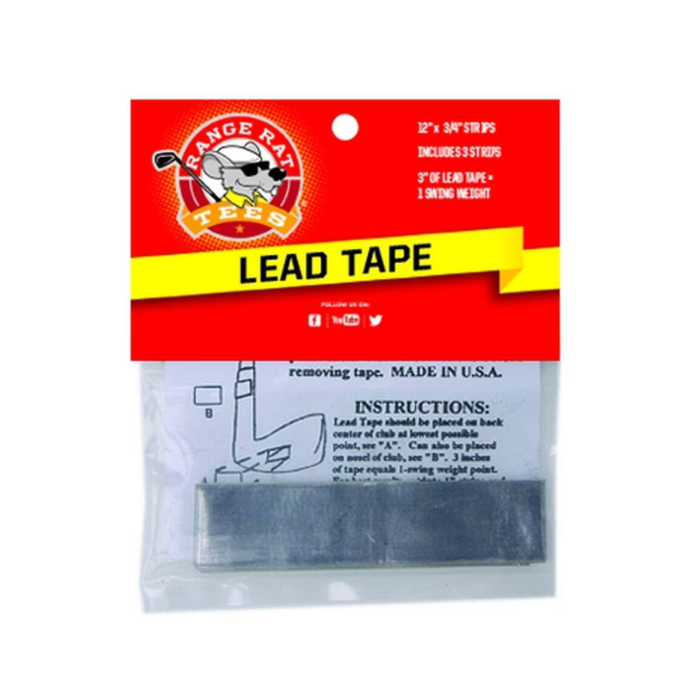 Range Rat Golf Lead Tape Strips 3 Pack