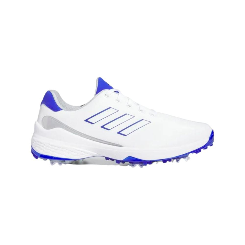 Adidas Men's ZG23 Golf Shoes - White/Lucid Blue/Silver