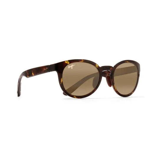 Maui Jim Keanae Polarized Sunglasses Olive Tortoise Frame HCL Bronze Lens