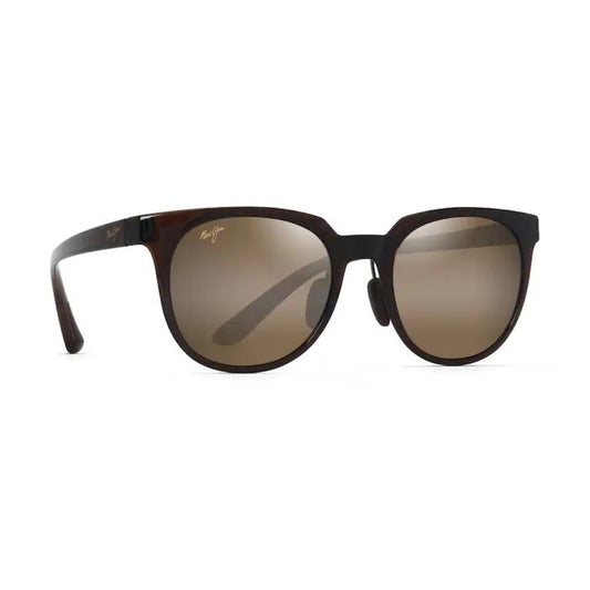 Maui Jim Wailua Polarized Sunglasses Translucent Rootbeer Frame HCL Bronze Lens