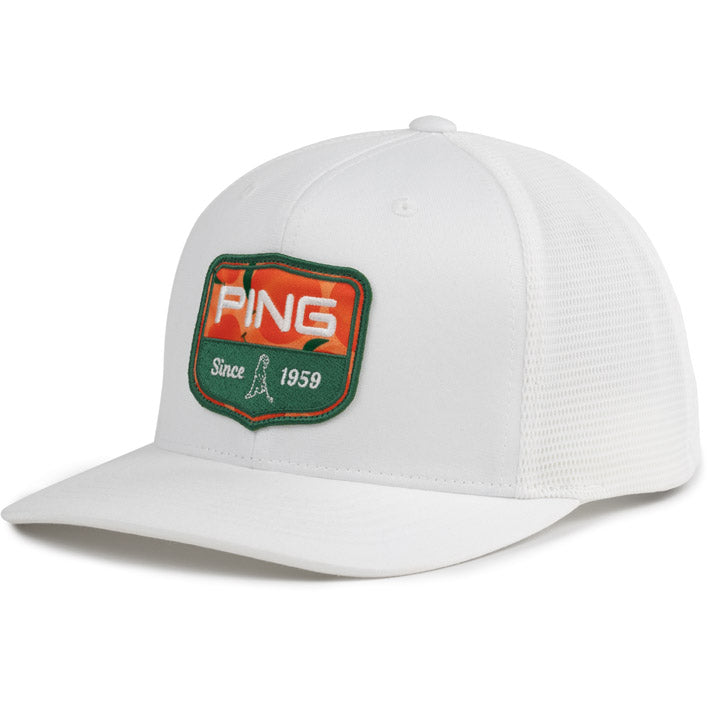 Ping Heritage Limited Edition Snapback Hat White 2024