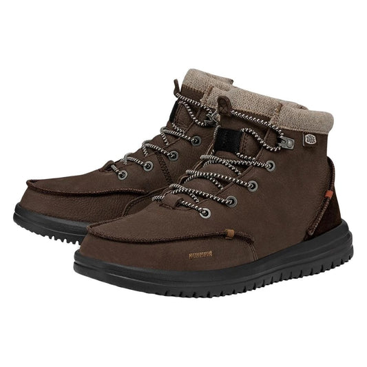 Hey Dude Bradley Mens Boots Leather - Brown