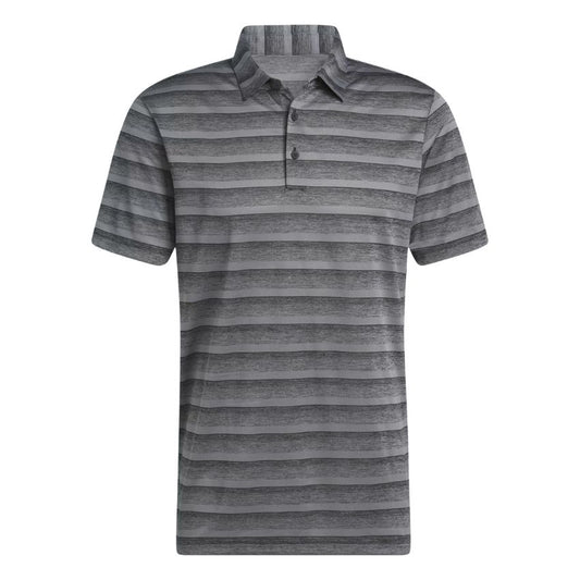 Adidas Men's Two Color Striped Golf Polo