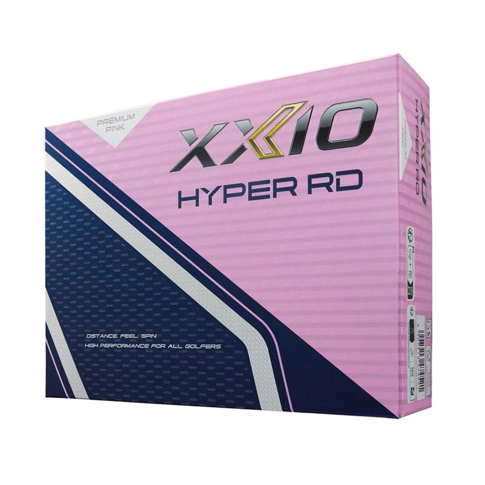 XXIO Hyper Rd Golf Balls Premium Pink - 1 Dozen