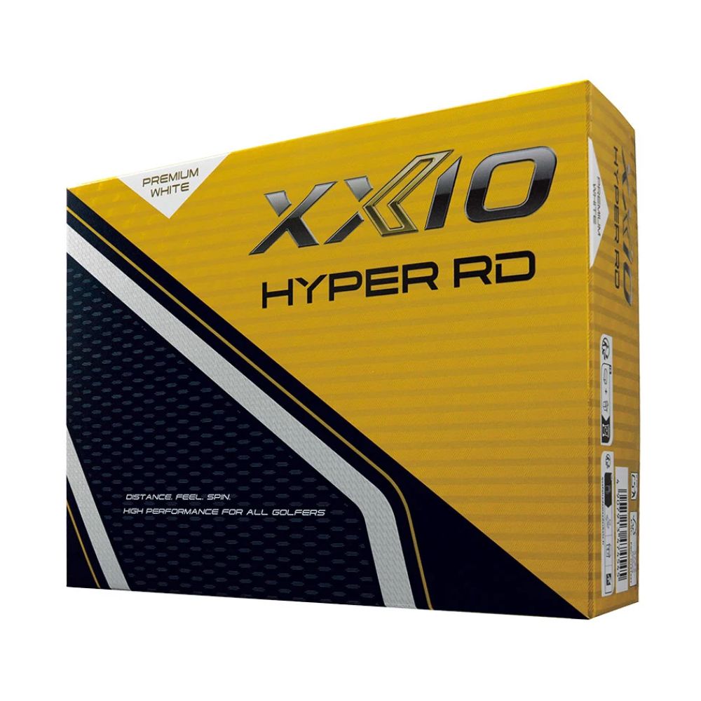 XXIO Hyper Rd Golf Balls Premium White - 1 Dozen