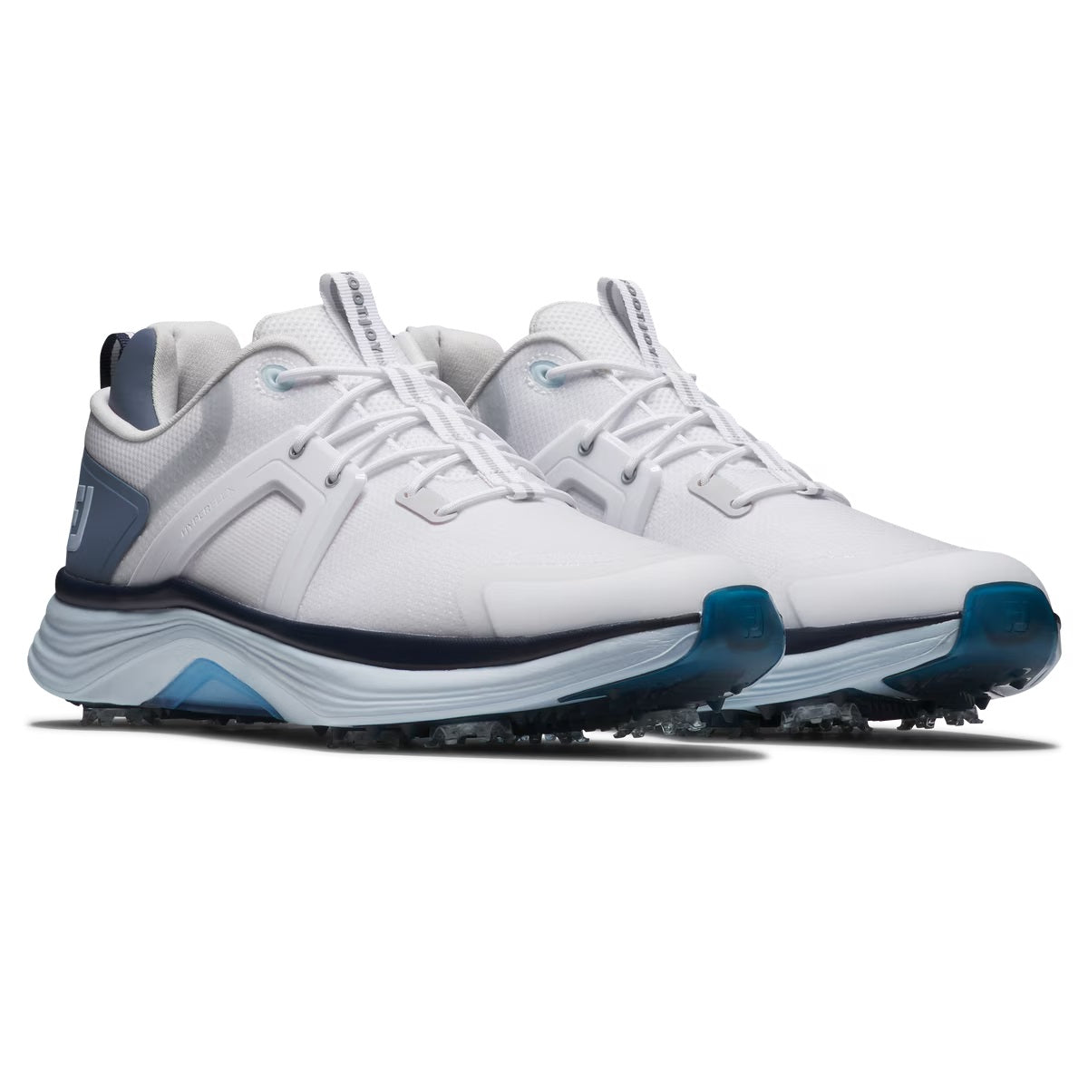 FootJoy Men's HyperFlex Golf Shoes - 55471 White/Slate/Blue
