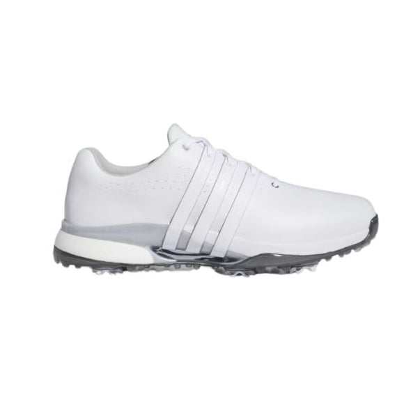 Adidas Men's Tour360 24 Boost Golf Shoes - White/White/Silver