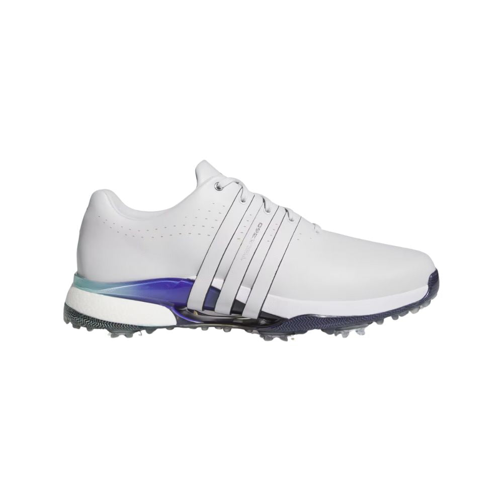 Adidas Men's Tour360 24 Golf Shoes - Grey/Ink/Cobalt Blue