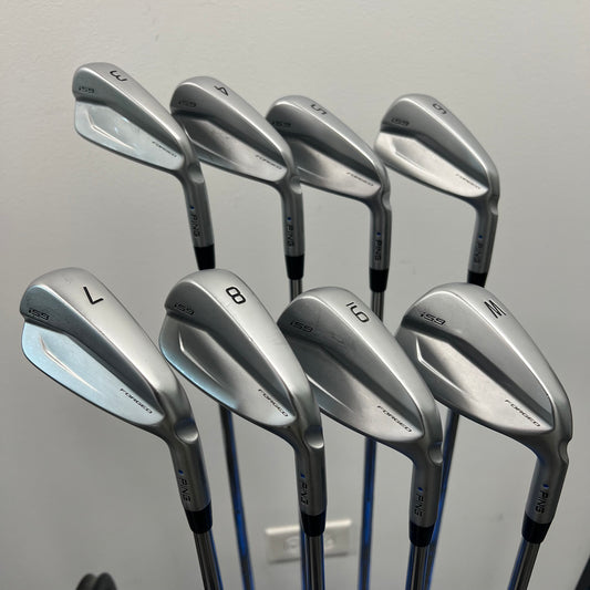 Ping i59 Iron Set 3-PW Blue Dot Dynamic Gold Tour Issue S400 Stiff Right Hand (Pre-Owned)