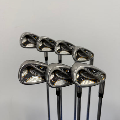 TaylorMade R7 Draw Iron Set 5-PW, AW T-Step 90 Shaft Regular Flex Right Hand - Good