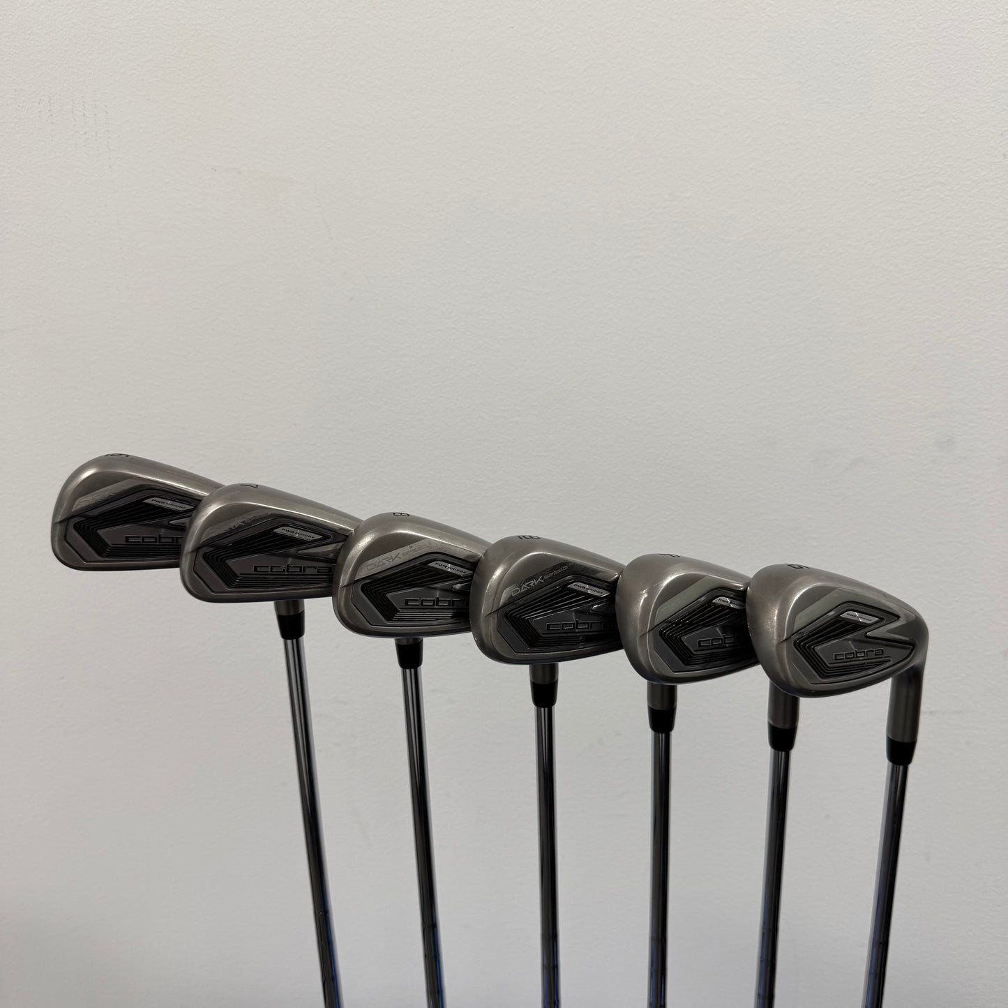 Cobra Darkspeed Iron Set 6-PW, GW KBS Tour Lite Shaft Stiff Flex Right Hand - Very Good