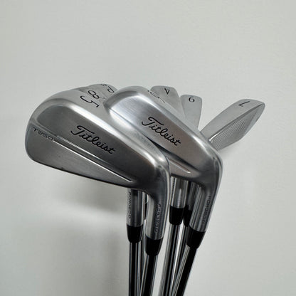 Titleist T250 4G Iron Set 4-PW AMT Black Steel Stiff Right Hand - MINT
