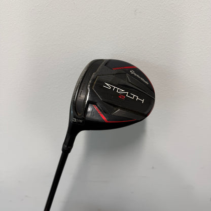 TaylorMade Stealth 2 #3 Fairway Wood Stiff Flex Left Hand (Pre-Owned)