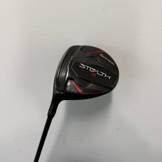 TaylorMade Stealth 2 #3 Fairway Wood Stiff Flex Left Hand (Pre-Owned)
