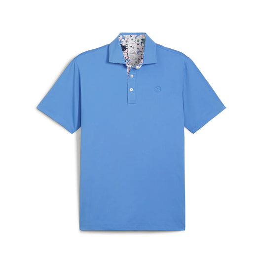 Puma Men's Arnold Palmer AP Floral Trim Golf Polo
