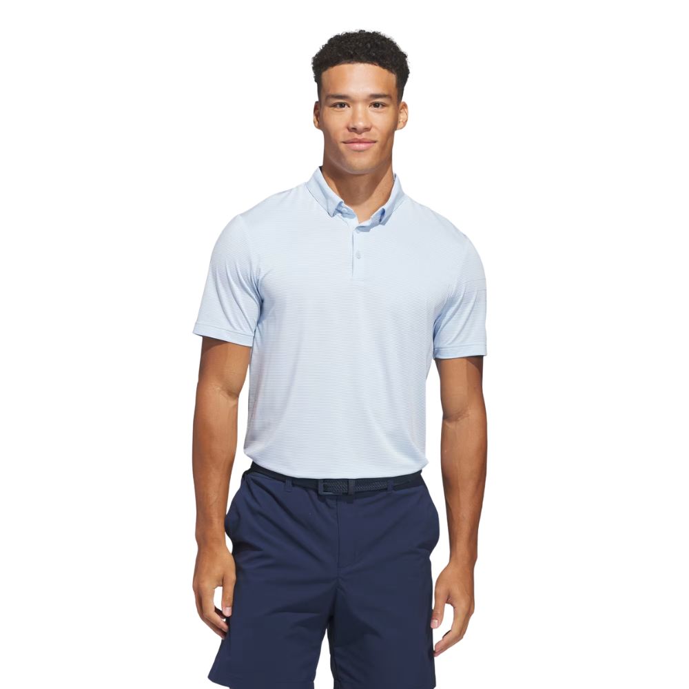 Adidas Men's Ultimate365+ Pencil Stripe Climacool Polo Shirt (On-Sale)