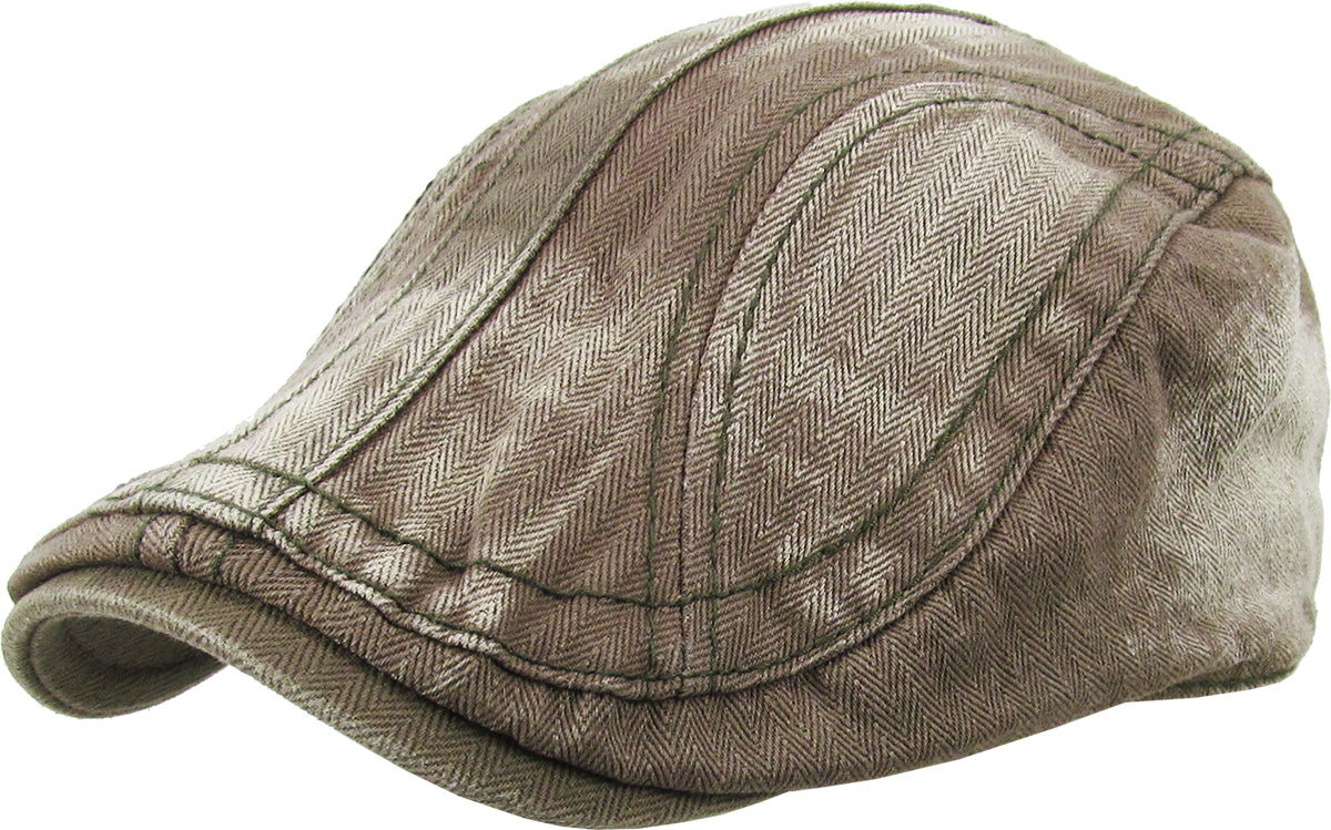 Solid Cotton Driver Cap Gatsby Newsboy Hat