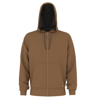 Dickies Men's Thermal Lined Full-Zip Fleece Hoodie