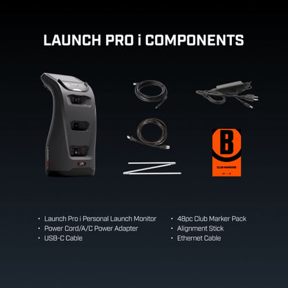 Bushnell Circle B Launch Pro Indoor LPi Golf Launch Monitor and Simulator - Open Box