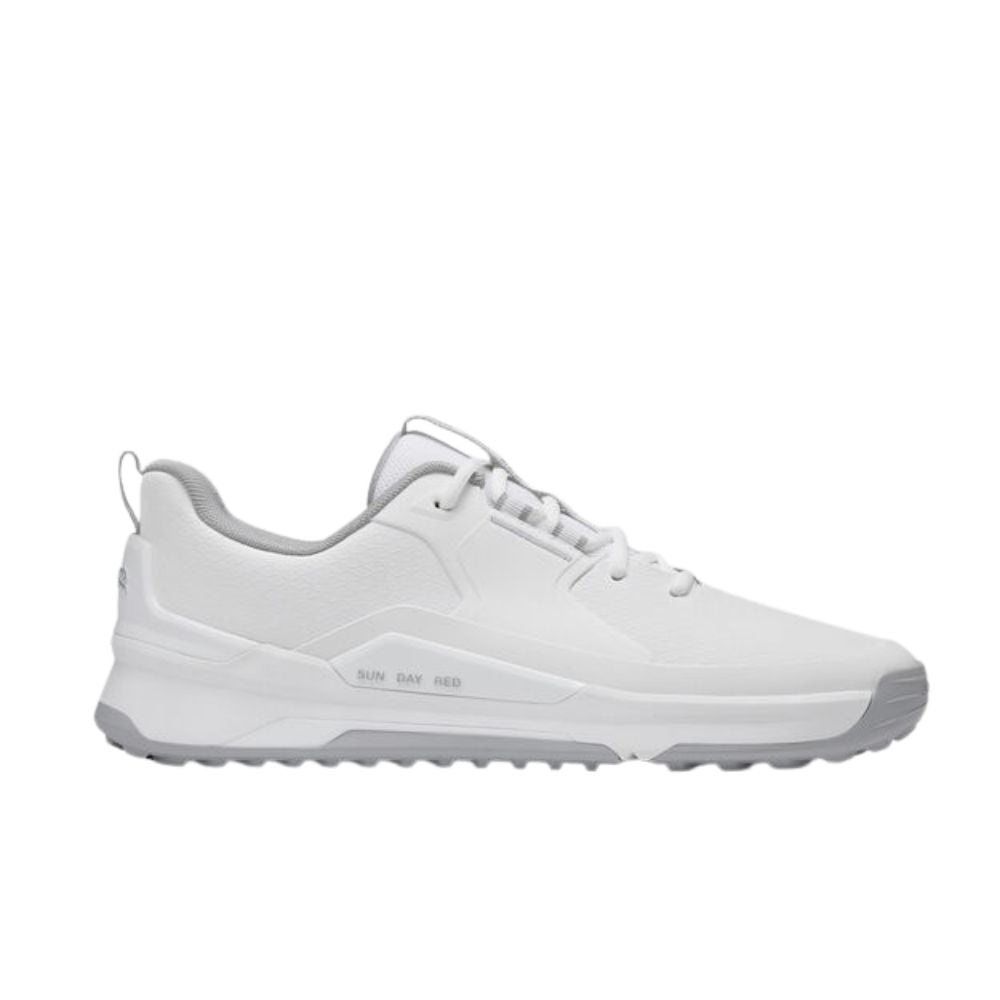 Sun Day Red Men's Presidio Golf Shoes - White/Gray